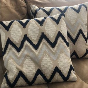 2 Throw Pillows - Fairly New.